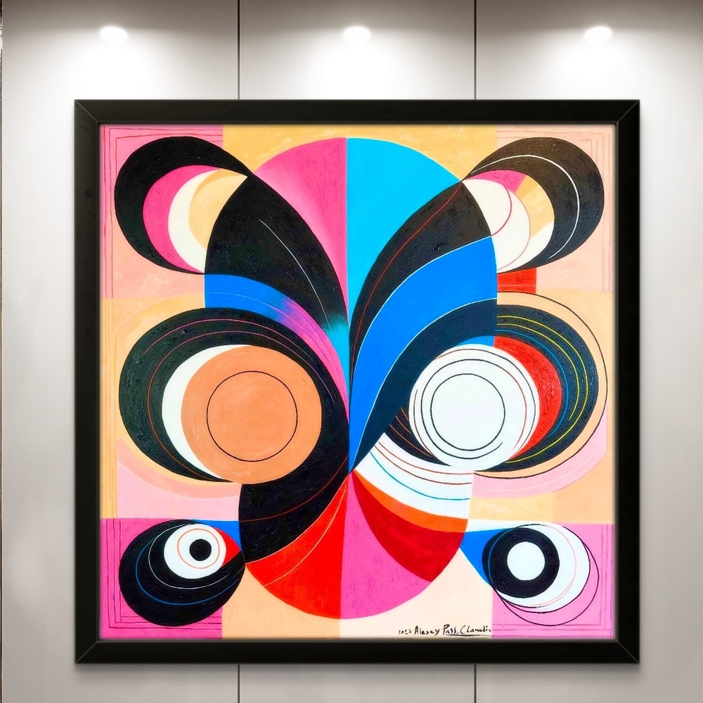 36” x 36” Original Acrylic Painting signed by Artist